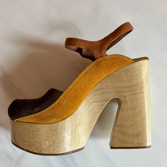 Rachel Comey Alton Suede Platform Clogs 9.5 - Picture 1 of 8